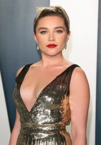 As part of the bidding process, Florence Pugh and other actresses supposedly in the running are forced to attend a "Madonna boot camp." JEAN-BAPTISTE LACROIX