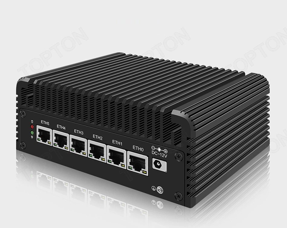 Topton and Kingdel present fanless mini PCs with six 2.5 GbE ports and Alder Lake-U CPUs