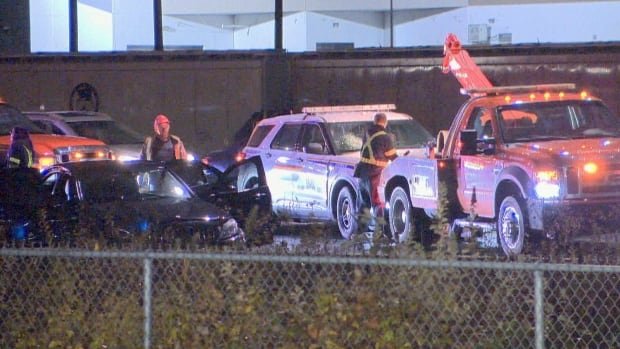 Police chase and gunfire follow alleged robbery at car dealership in Coquitlam, B.C.