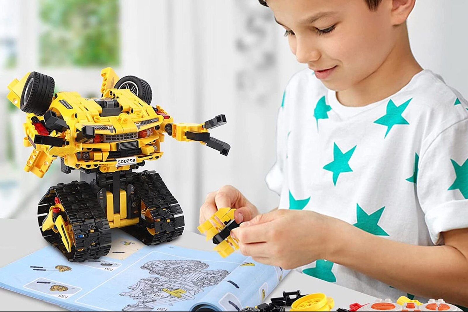Tap into Your Inner Kid with This Robot Building Kit
