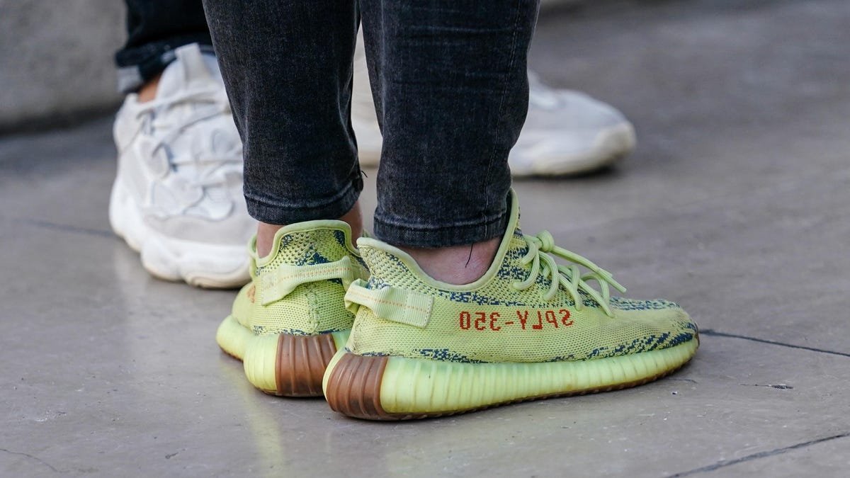 Adidas Shares Plummet As Losses Loom From Stockpile Of Unsold Yeezys Left After Kanye West Breakup