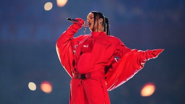 Rihanna replays the hits during a red hot Super Bowl halftime show