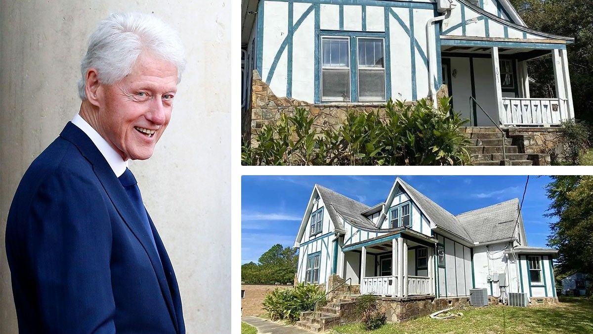 Bill Clinton’s Childhood Home in Arkansas Hits the Market for $345K