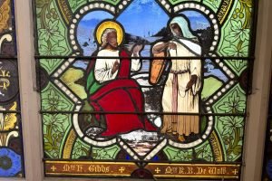 ‘Odd and extremely extraordinary’ stained-glass window from 1878 discovered in Rhode Island showing Jesus as person of color